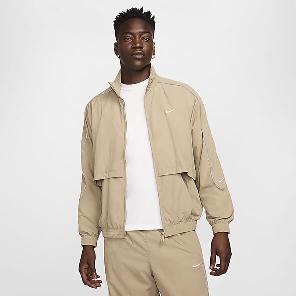 Beige nike tracksuit mens deals